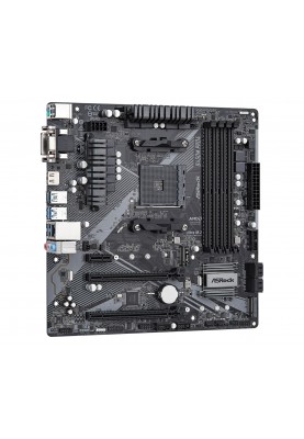 ASRock Материнська плата B450M PRO4 R2.0 sAM4 B450 4xDDR4 M.2 HDMI DVI mATX