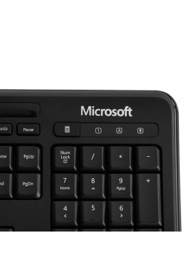 Microsoft Клавіатура Wired Keyboard 600 104key, USB, EN/UKR/RU, Чорний