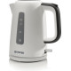 Gorenje Електрочайник 1.7л, Strix контроль, пластик, білий