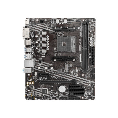 MSI Материнcька плата A520M-A PRO sAM4 A520 2xDDR4 M.2 HDMI DVI mATX
