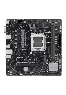 ASUS Материнcька плата PRIME A620M-K sAM5 A620 2xDDR5 HDMI D-Sub mATX