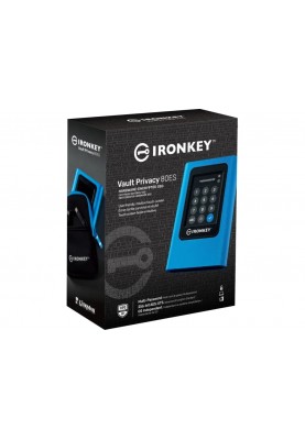 Kingston Портативний SSD IronKey 1.9TB USB 3.2 Gen 1 Type-C VP 80