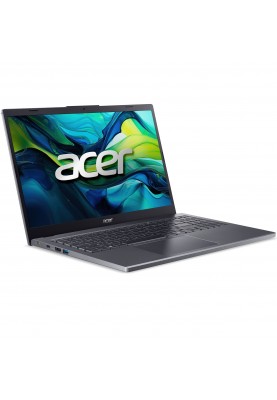 Acer Ноутбук Aspire 15 A15-51M 15.6" FHD IPS, Intel 5-120U, 16GB, F1TB, UMA, Lin, сірий