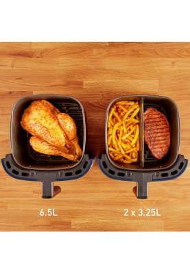 Tefal Мультипіч EasyFry&Grill XXL, 1830Вт, чаша-6.5л, сенсорне керув., 8 програм, пластик, чорно-синій