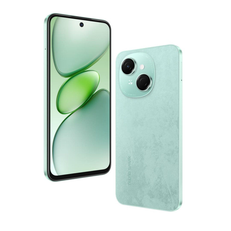 TECNO Смартфон Spark Go 1 (KL4) 6.67" 3/64ГБ, 2SIM, 5000мА•год, Magic Skeen Green