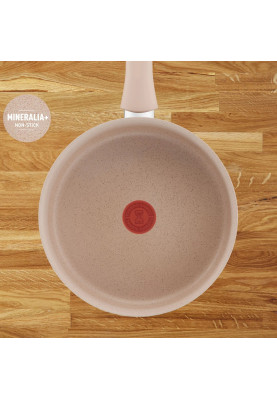 Tefal Сотейник Delight, з кришкою, 24см, алюміній, бпкеліт, бежевий