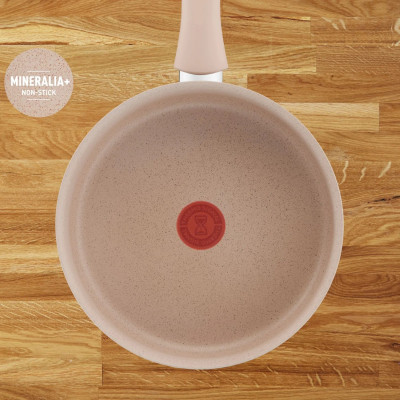 Tefal Сотейник Delight, з кришкою, 24см, алюміній, бпкеліт, бежевий