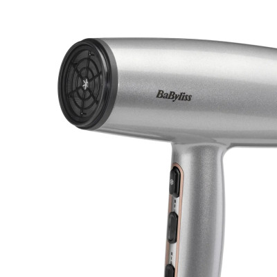 BaByliss Фен Babyliss Cosmos, 2100Вт, 3 режими, іонізація, хол. обдув, 2 насадки, сірий BaByliss Фен Babyliss Cosmos, 2100Вт, 3 режими, іонізація, хол. обдув, 2 насадки, сірий