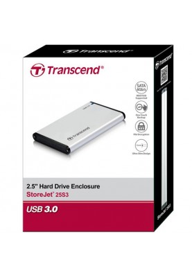 Transcend Корпус для 2.5" HDD/SSD Aluminum
