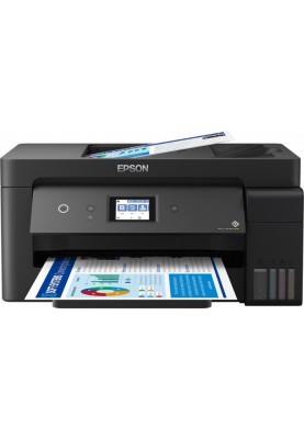 Epson БФП ink color A3 EcoTank L14150 38_24 ppm Fax ADF Duplex USB Ethernet Wi-Fi 4 inks Black Pigment