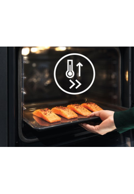 Electrolux Духова шафа електрична компактна, 43л, дисплей, конвекція, ф-ція мікрохвиль, чорний матовий