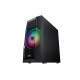 2E Gaming Корпус Turbo G2057B без БЖ 2xUSB3.0, 1xUSB2.0, 1x200мм, ARGB, 3x120мм ARGB, VGA 345мм, LCS ready, HUB, TG Side Panel, ATX, чорний