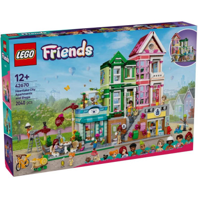 LEGO Конструктор LEGO Friends Хартлейк-Сіті. Квартири та магазини