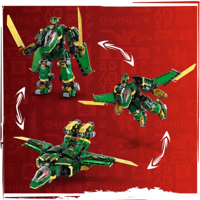 LEGO Конструктор  Ninjago Реактивний робот Ллойда
