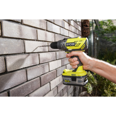 Ryobi Шурупокрут-дриль ударний акумуляторний R18PD3-0 ONE+ 18В 50Нм 500·1800об·хв 1.3кг без АКБ та ЗП Ryobi Шурупокрут-дриль ударний акумуляторний R18PD3-0 ONE+ 18В 50Нм 500·1800об·хв 1.3кг без АКБ та ЗП