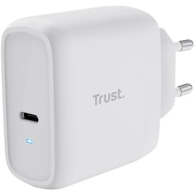 Trust Зарядне пристрій мережевий Maxo 65Вт, USB-C PD, білий
