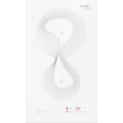 Gorenje Варильна поверхня IT321KR/індукційна/ 2 зони нагріва-"доміно"/слайдерне упр/біла