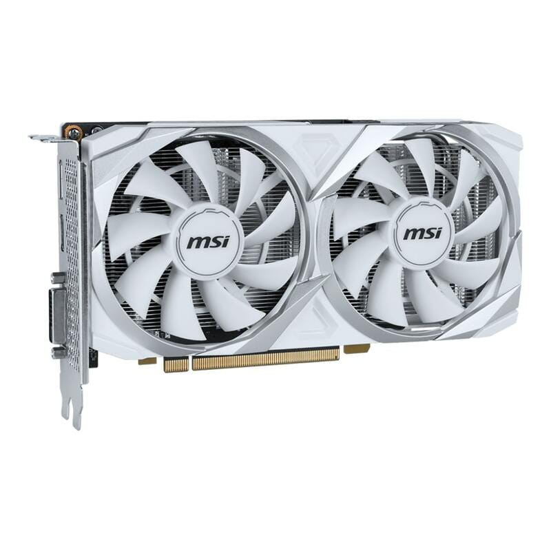 MSI Відеокарта GeForce RTX 3050 8GB GDDR6 VENTUS 2X XS WHITE OC білий