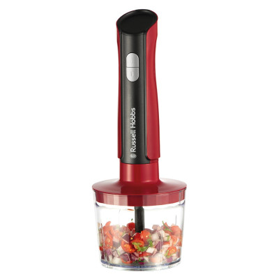 Russell Hobbs Блендер заглибний Desire Red, 500Вт, чаша-500мл, вінчик, міні-подріб., червоний