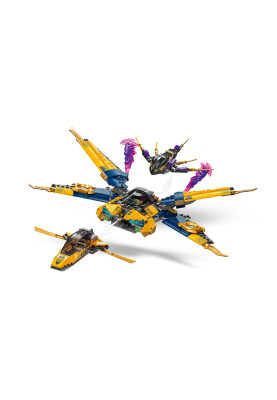 LEGO Конструктор Ninjago Суперштормовий реактивний літак Рас та Арін