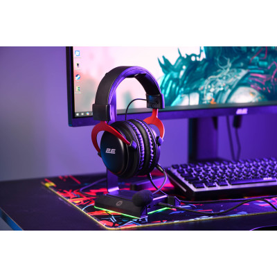 2E Gaming Гарнітура ігрова HG355, 7.1, mini-jack/dual 3.5мм/USB-A, 1.5/1.5/0.2м, чорний