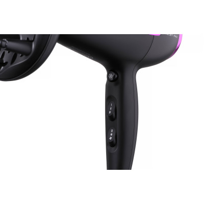 ARDESTO Фен Violet PRO HD-Y221PRO ,1750-2100Вт, 2 швидкості, 3темп. режими, дифузор, чорний