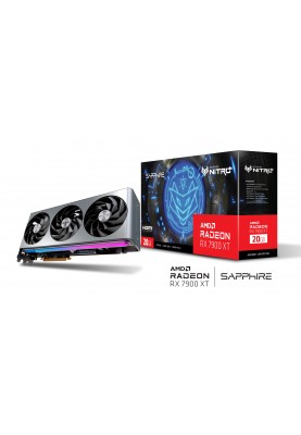 SAPPHIRE Відеокарта Radeon RX 7900 XT 20GB GDDR6 Nitro+ Gaming OC VAPOR-X