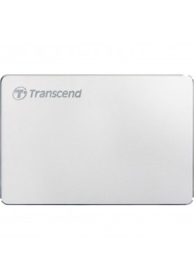 Transcend StoreJet 25C3S[Портативний жорсткий диск 2TB USB 3.1 Type-C StoreJet 25C3S Срібний]