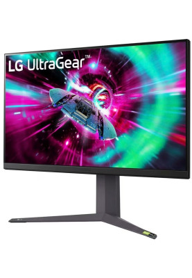 LG Монітор LG 31.5" 32GR93U-B 2xHDMI, DP, USB, Audio, IPS, 3840x2160, 144Hz, 1ms, DCI-P3 95%, G-SYNC, FreeSync, Pivot, HDR400