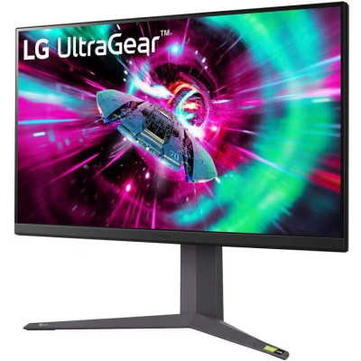 LG Монітор LG 31.5" 32GR93U-B 2xHDMI, DP, USB, Audio, IPS, 3840x2160, 144Hz, 1ms, DCI-P3 95%, G-SYNC, FreeSync, Pivot, HDR400