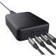 Trust Зарядне пристрій мережевий Maxo 240Вт, GaN, 4xUSB-C, PD, чорний