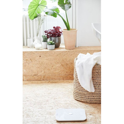 Tefal Ваги підлогові Goodvibes Sport, 180кг, Bluetooth, 4xAAA в комплекті, скло, білий