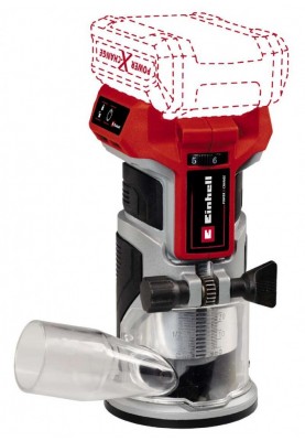 Einhell Фрезер кромковий TP-ET 18 Li BL - Solo акум., PXC, 18В, 6/8 мм, 10000-30000 об/хв