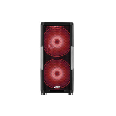 2E Gaming Корпус Contego Neo GW05 без БЖ 2xUSB3.0, 1xUSBType-C, 2x200мм, ARGB, 3x120мм ARGB, VGA 380мм, LCS ready, контролер з пультом, TG Side Panel, EATX, чорний