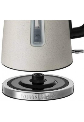 Russell Hobbs Електрочайник Luna Stone, 1.7л, метал, під камінь, бежевий