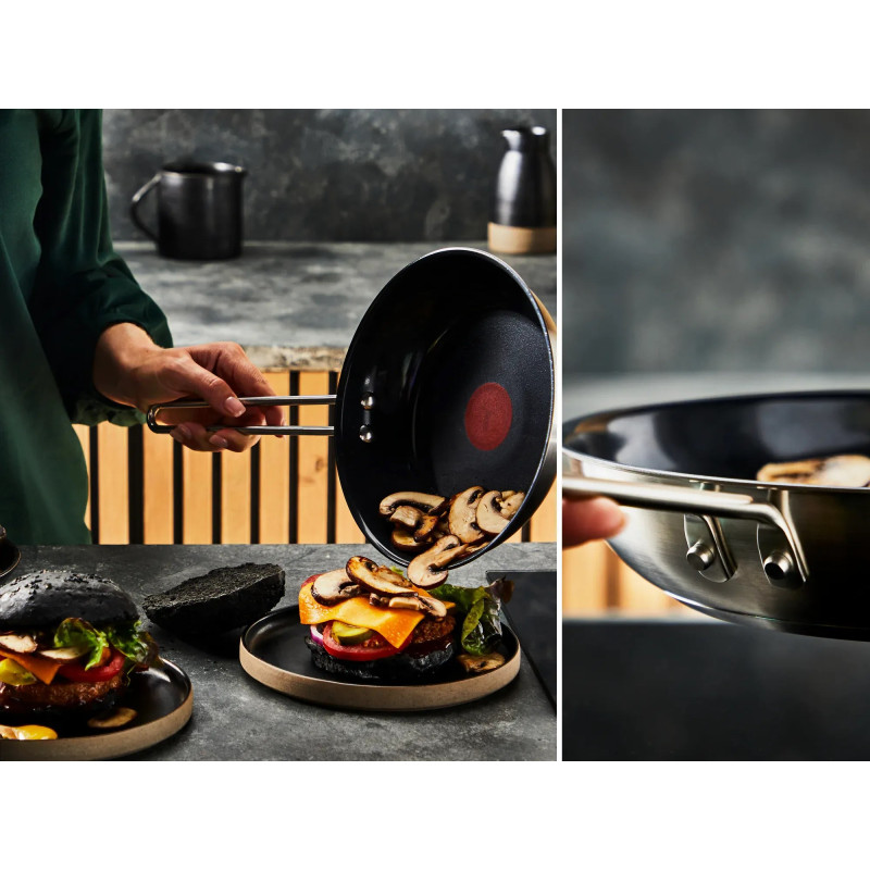 Tefal Сковорода Nordica, 20см, нержавіюча сталь