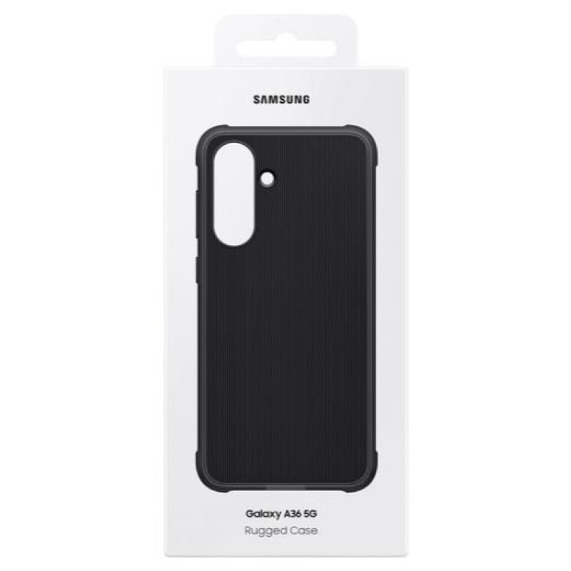 Samsung Чохол для Galaxy A36 (A366), Rugged case, чорний