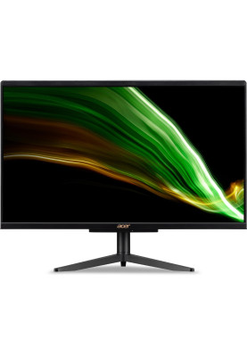 Acer Комп'ютер персональний моноблок Acer Aspire C24-1600 23.8" FHD, Intel N6005, 8GB, F256GB, UMA, WiFi, кл+м, Lin, чорний