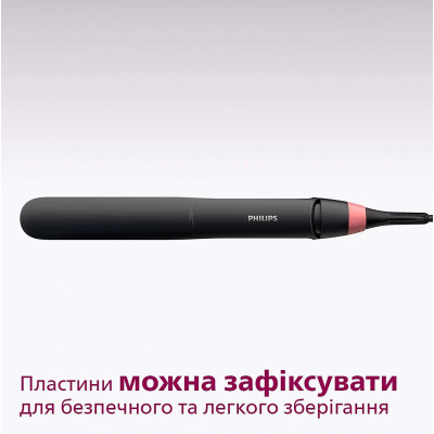 Philips Випрямляч Series 3000, темп.режимів-6, 160-230С, кераміка, чорний