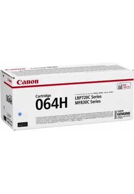 Canon Картридж 064H MF832Cdw/LBP722Cdw Cyan (10500 стор.)