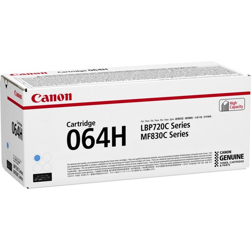 Canon Картридж 064H MF832Cdw/LBP722Cdw Cyan (10500 стор.)