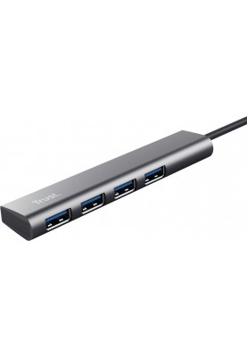 Trust USB-хаб Halyx 4-Port USB-A 3.2 Grey