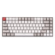Keychron Клавіатура механічна K2 84Key, Gateron G PRO Blue, BT/USB-A, EN/UKR, No Led, Grey