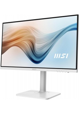 MSI Монітор 23.8" Modern MD2412PW HDMI, USB-C, MM, IPS, 100Hz, 4ms, sRGB 114%, Pivot, білий