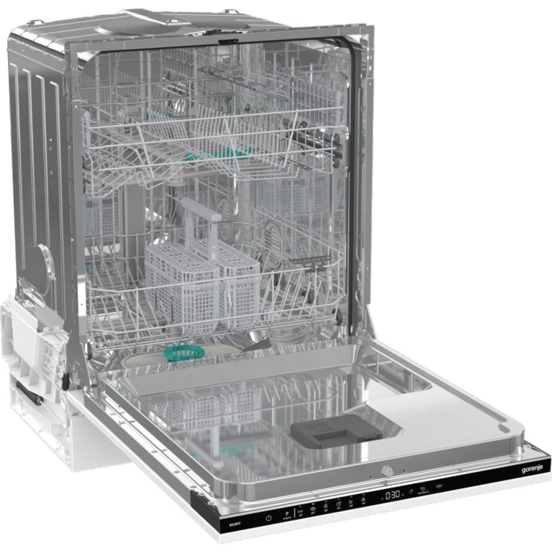 Gorenje Посудомийна машина вбудовувана, 13компл., A++, 60см, AquaStop, 2 кошика, білий