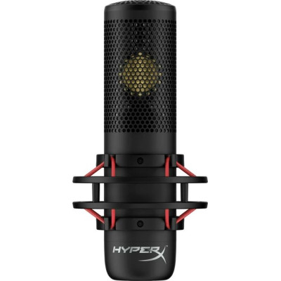 HyperX Мікрофон геймінговий ProCast, Bi, 3-pin XLR, no cable, з поп-фільтром, чорний