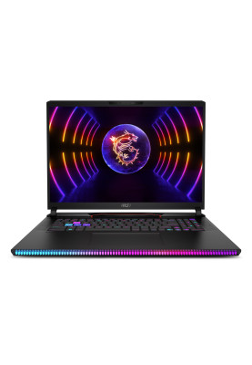 MSI Ноутбук Raider 17" QHD+, Intel i9-13980HX, 32GB, F1TB, NVD4090-16, W11, черный