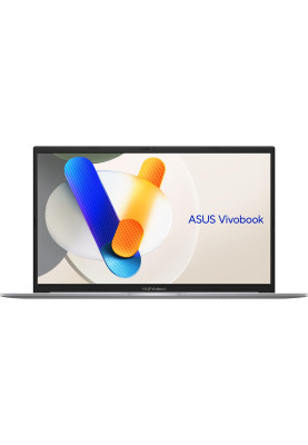 ASUS Ноутбук Vivobook 17 X1704ZA-AU376 15.6" FHD IPS, Intel i7-1255U, 16GB, F1TB, UMA, NoOS, Сріблястий