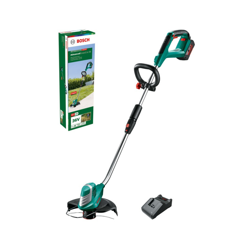 Bosch Тример садовий акумуляторний AdvancedGrassCut 36 36В 30см 1x2А·год ЗП AL3620CV 4.1кг