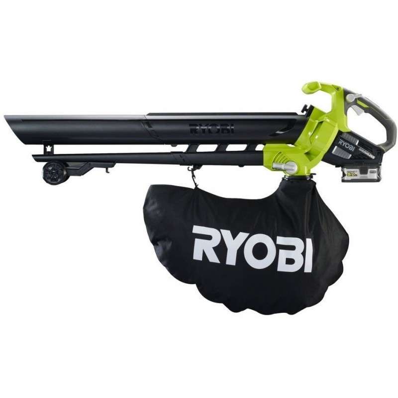 Ryobi Воздуходув ONE+ RBV1850 18В, 200 км/г безщіткова, ЗУ, 1*5Ач